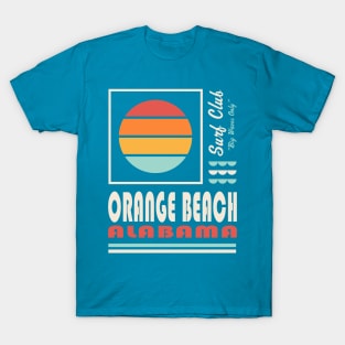 Orange Beach Alabama Retro Vintage Sunset T-Shirt